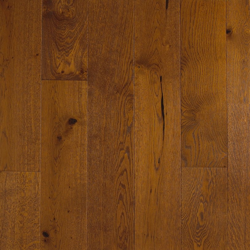 parquet COGNAC lame large brun vernis mat