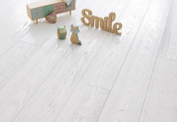 Parquet COTTON blanc blanchi