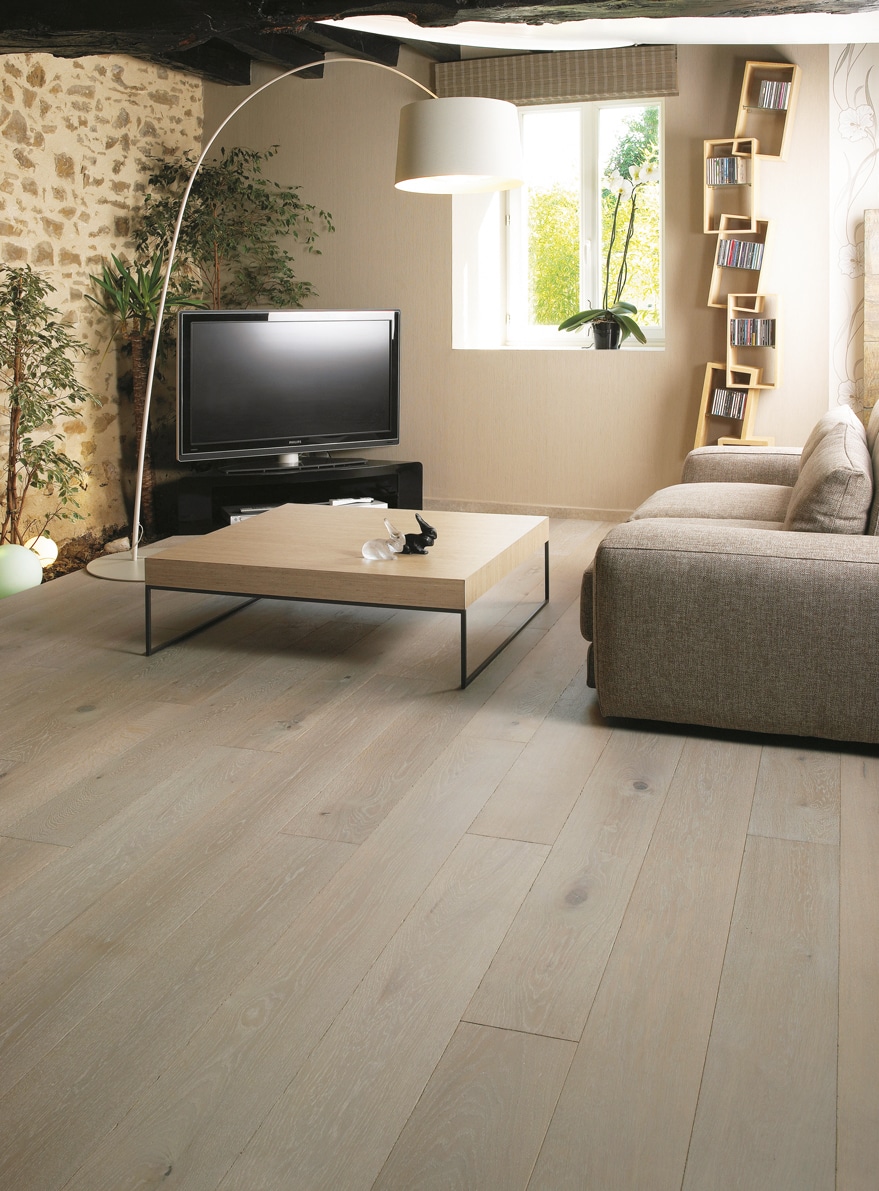 parquet CUMIN massif veine gris