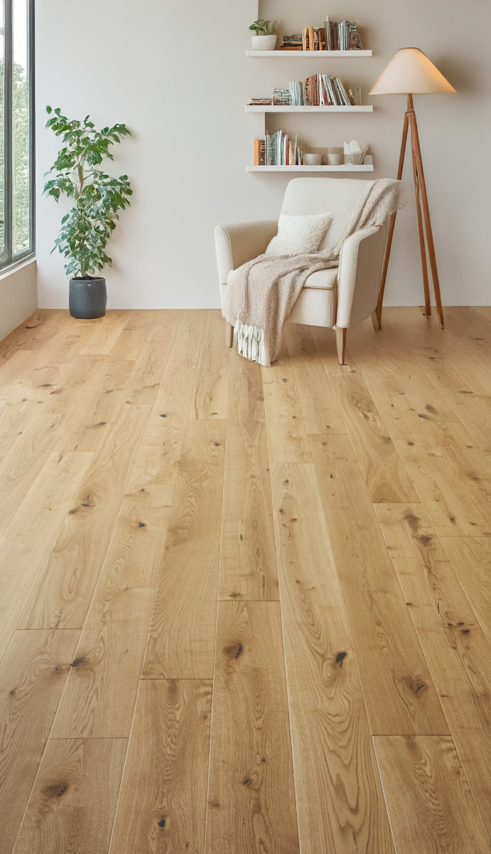 Design Parquet - SCALA - RUCA - vernis mat - ambiance - parquet salon