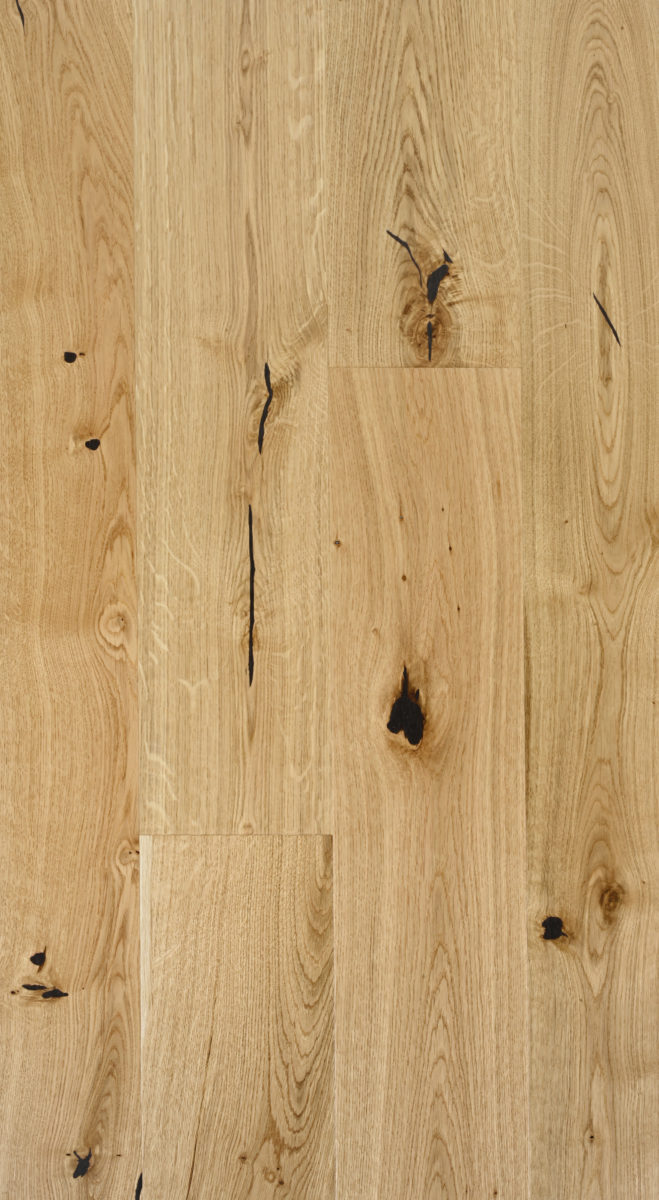 parquet CHAUSEY brossé vernis mat clair bois naturel