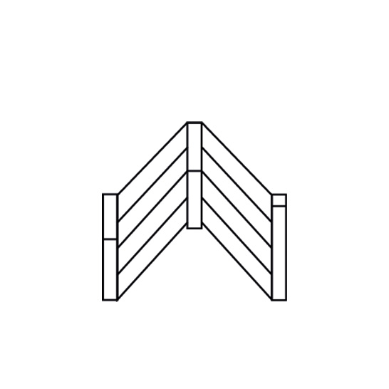 Motif Fougères - Panneau personnalisable - Motif Original - Design Parquet - Schéma