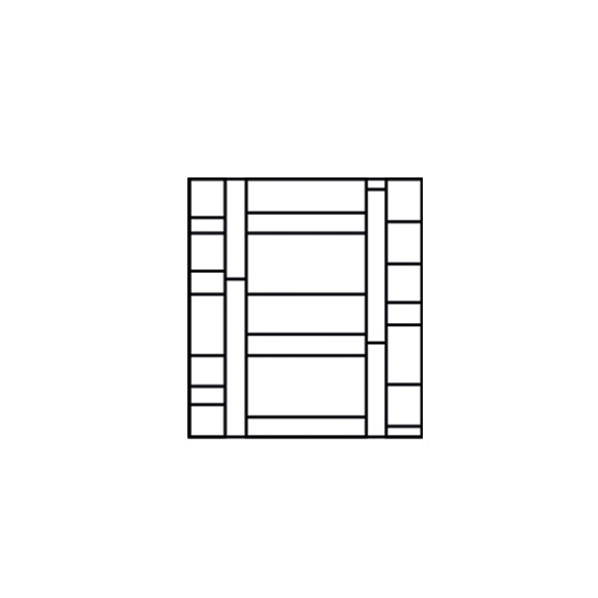 Motif Rennaise - Panneau personnalisable - Motif Original - Design Parquet - schéma