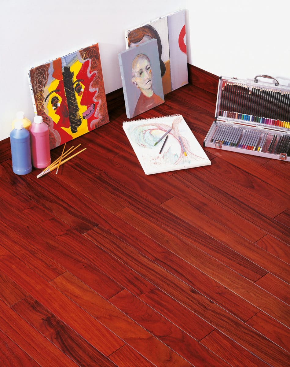 parquet PADOUK rouge brunissant afrique charme