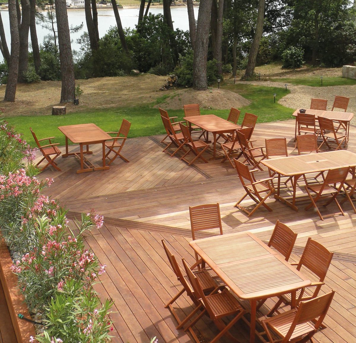 Lame de terrasse decking bois exotique