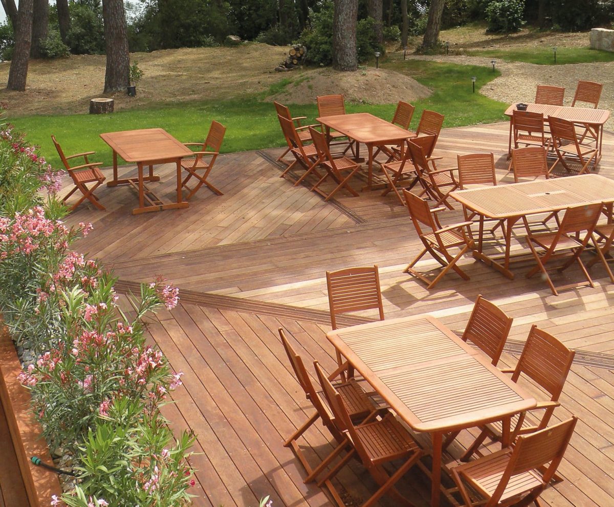 Lame de terrasse decking bois exotique